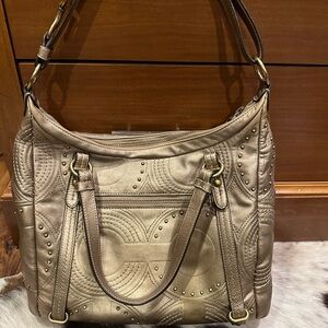 Coach Alexander Bronze Studded Women's Bag #15276